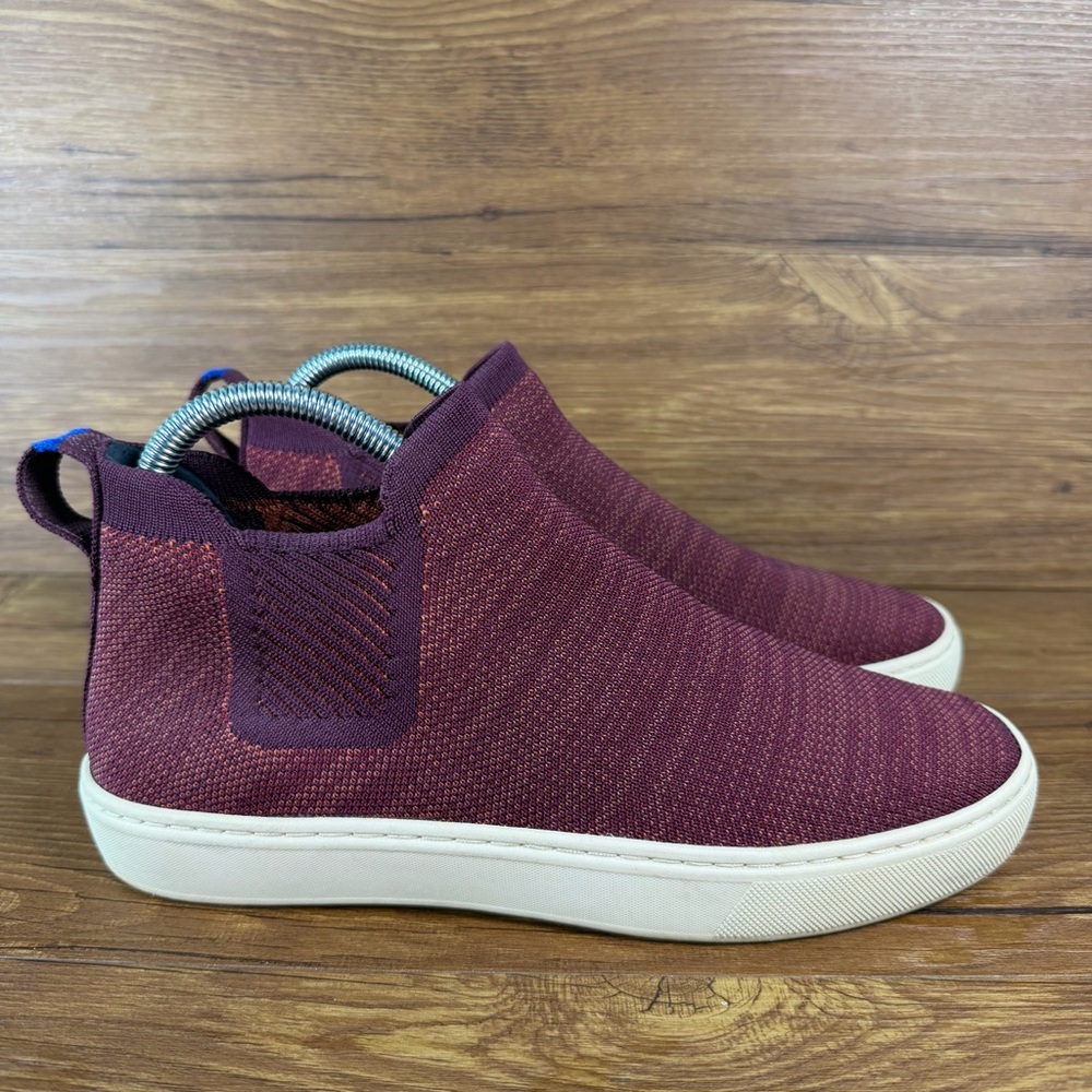 ROTHY’S The Chelsea Plum Melange‎ Sneakers Women’s Size 7.5 Slip-On Shoes - Picture 13 of 13